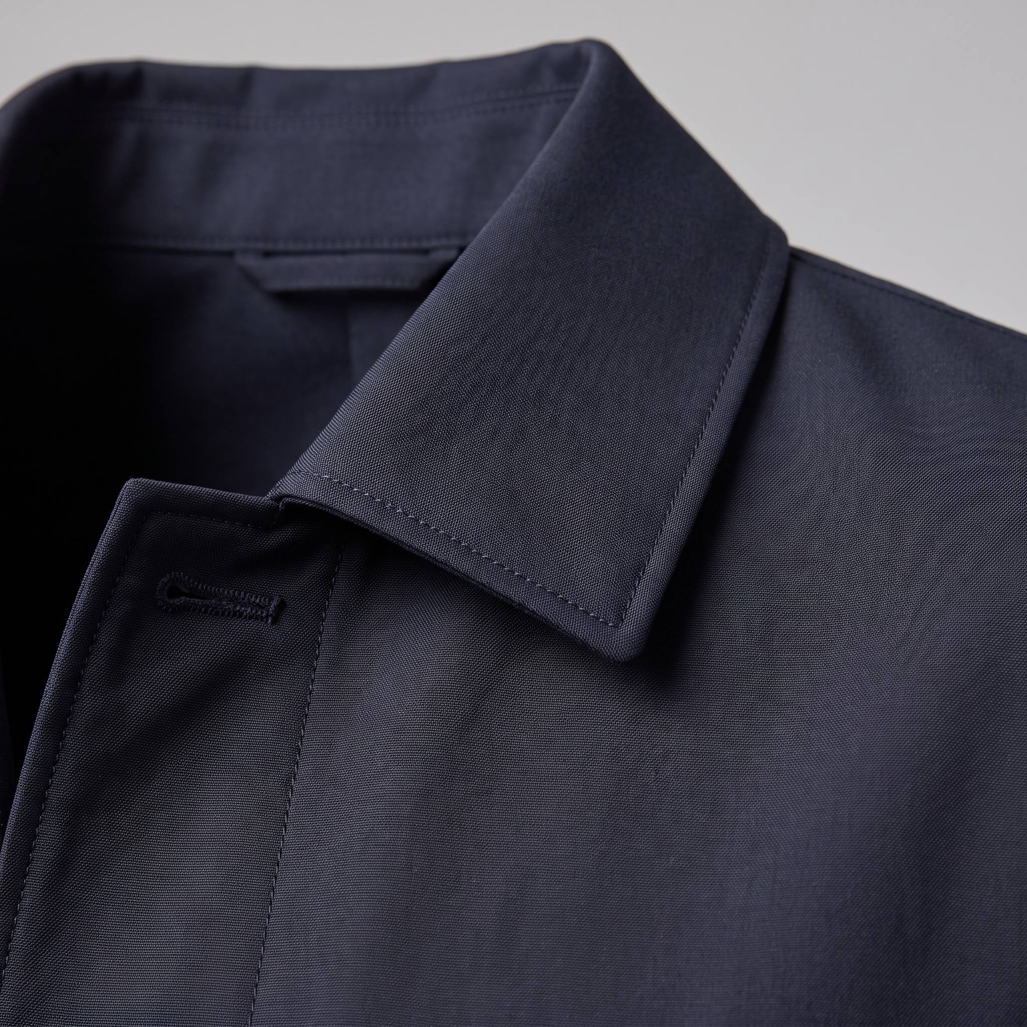 Herren Fleece-gefütterte Jacke mit Hemdkragen