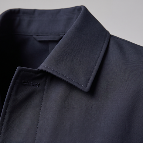 Herren Fleece-gefütterte Jacke mit Hemdkragen