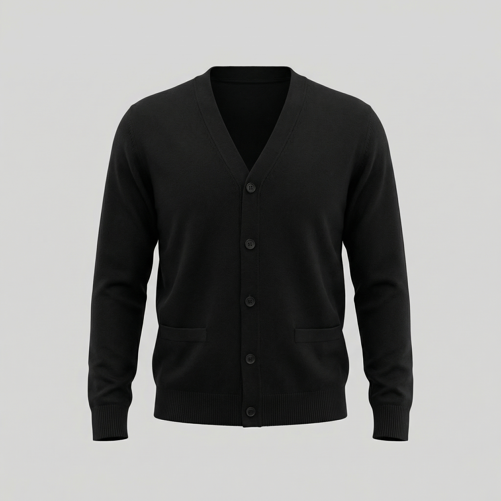 Herren Freizeit V Ausschnitt Cardigan