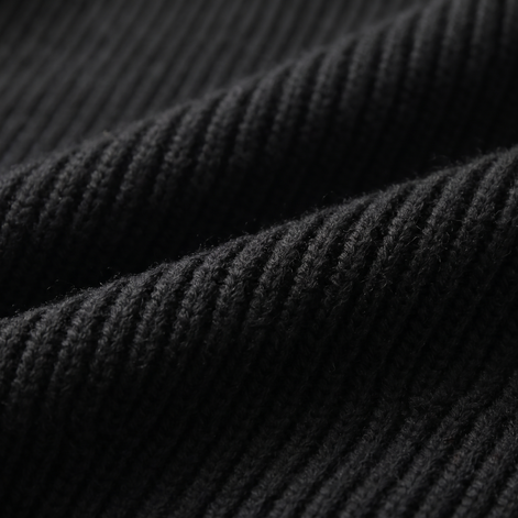 Herren Gerippte Strickjacke aus Wolle