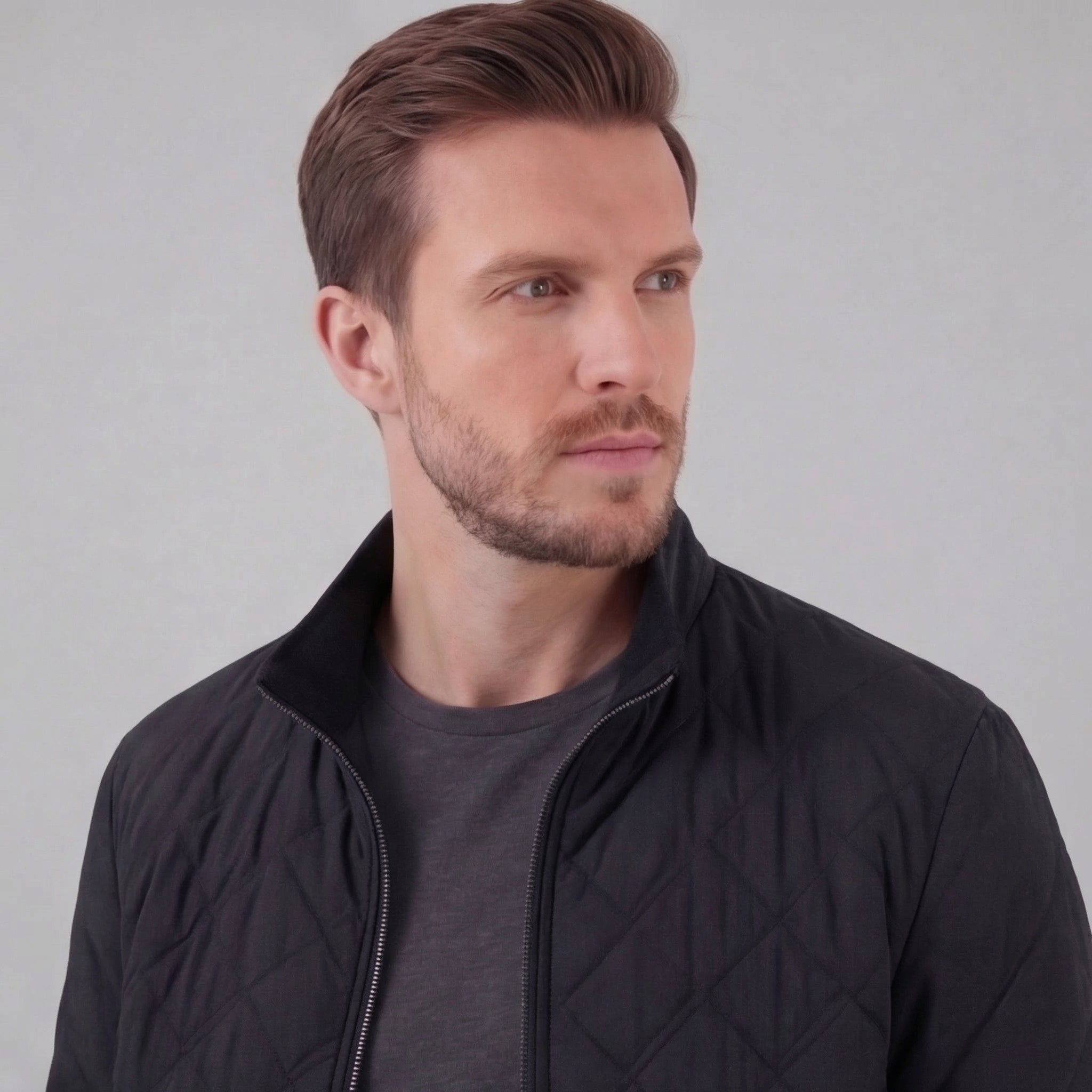 Herren Gesteppte Frühlingsjacke für den Alltag