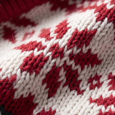 Herren Half-Zip Pullover mit Fair Isle Muster