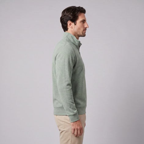 Herren Half-Zip Sweater mit Stehkragen