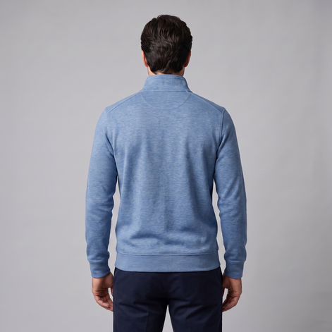 Herren Half-Zip Sweater mit Stehkragen