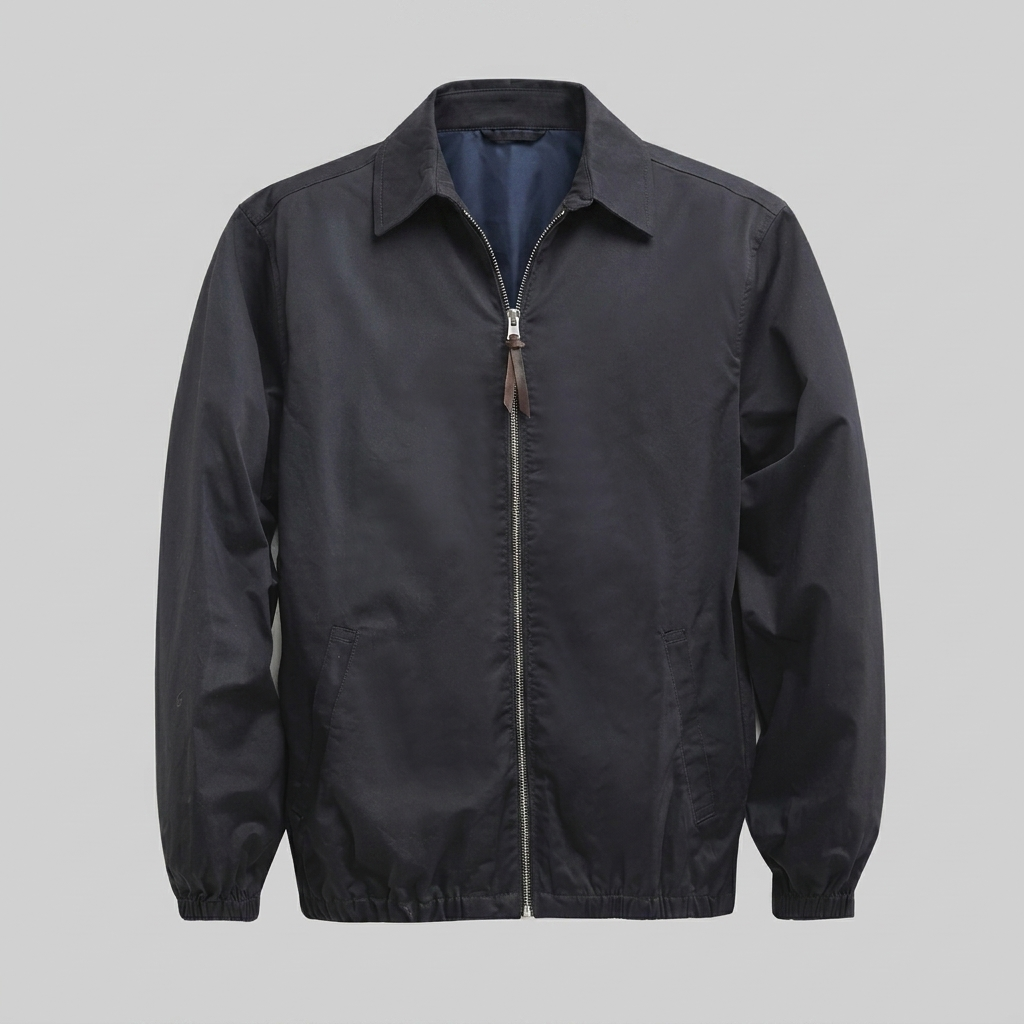 Herren Harrington-Jacke mit Reverskragen