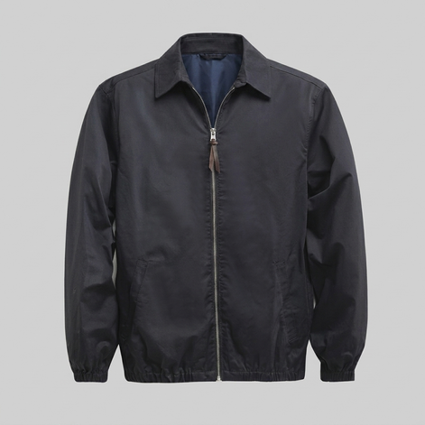 Herren Harrington-Jacke mit Reverskragen