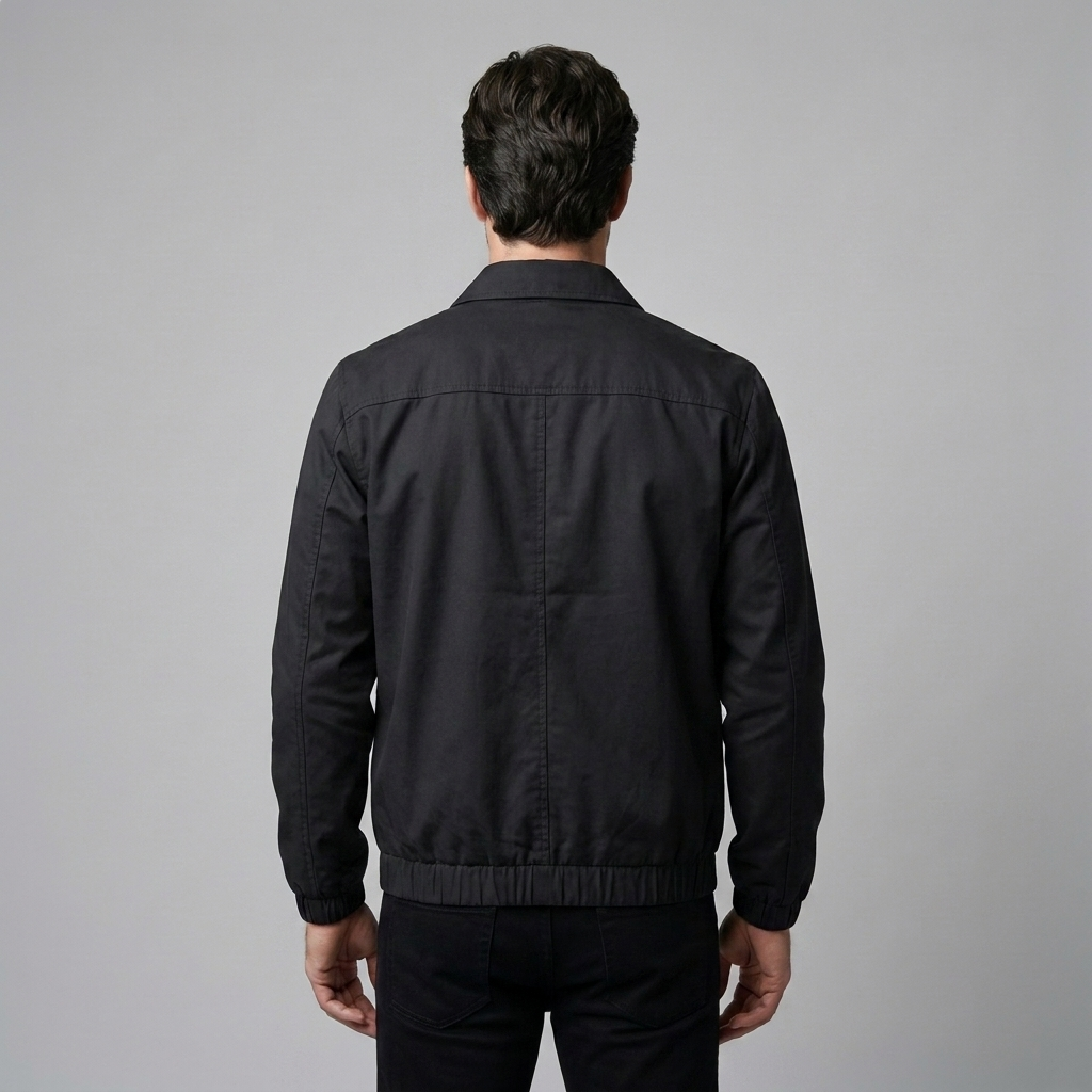 Herren Harrington-Jacke mit Reverskragen