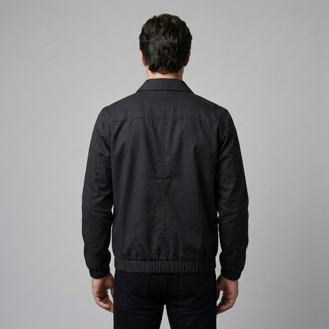 Herren Harrington-Jacke mit Reverskragen