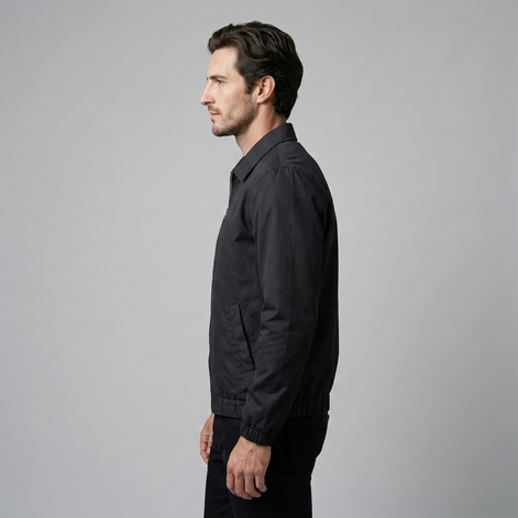 Herren Harrington-Jacke mit Reverskragen