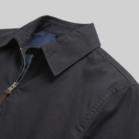 Herren Harrington-Jacke mit Reverskragen