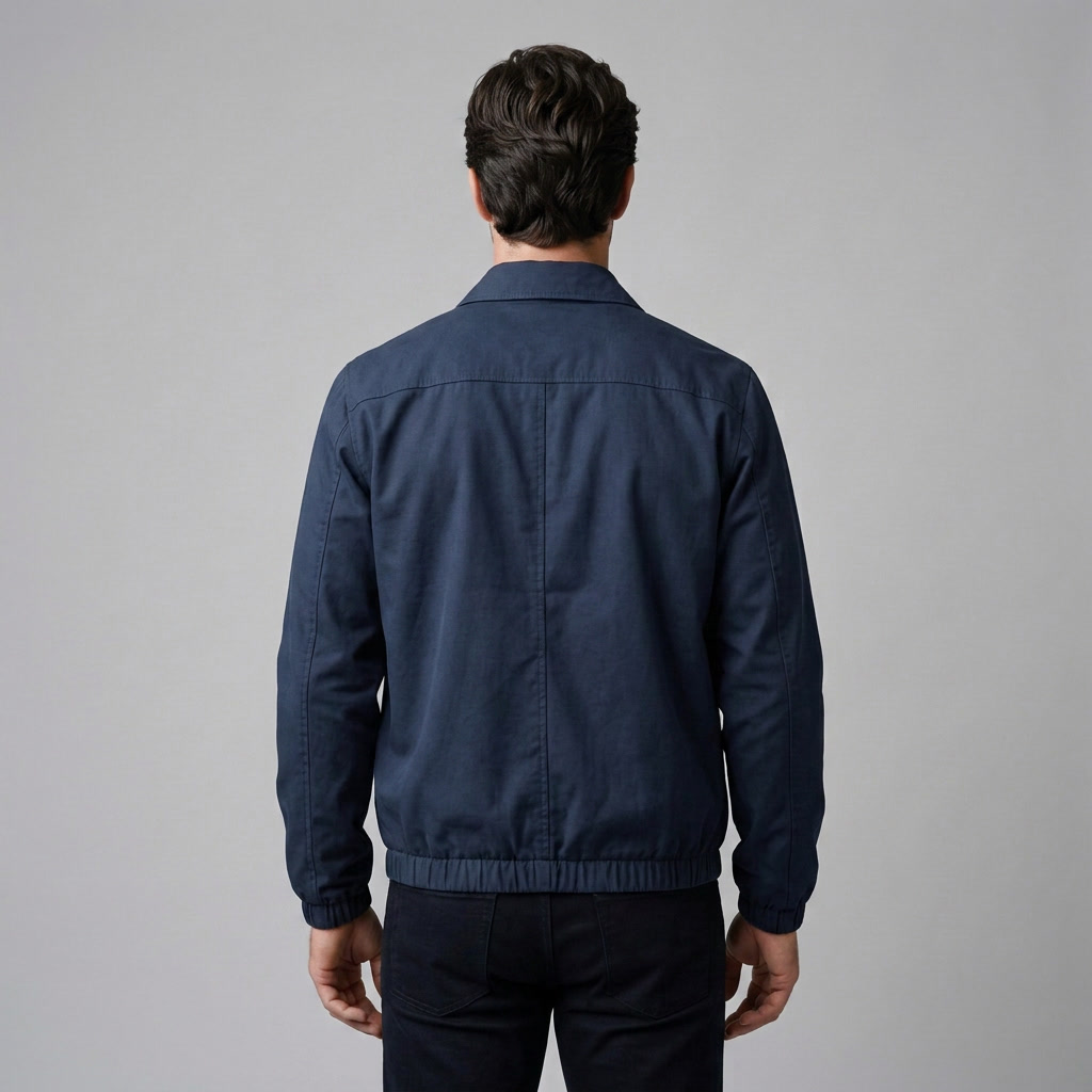 Herren Harrington-Jacke mit Reverskragen
