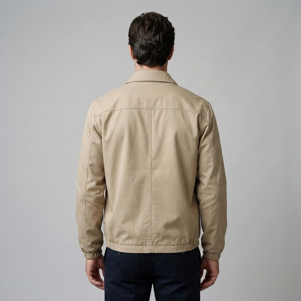 Herren Harrington-Jacke mit Reverskragen
