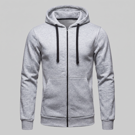 Herren Herbst-Fleece-Kapuzenweste