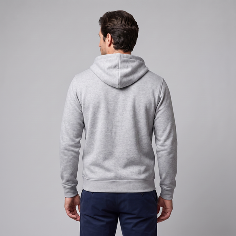Herren Herbst-Fleece-Kapuzenweste
