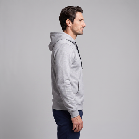 Herren Herbst-Fleece-Kapuzenweste
