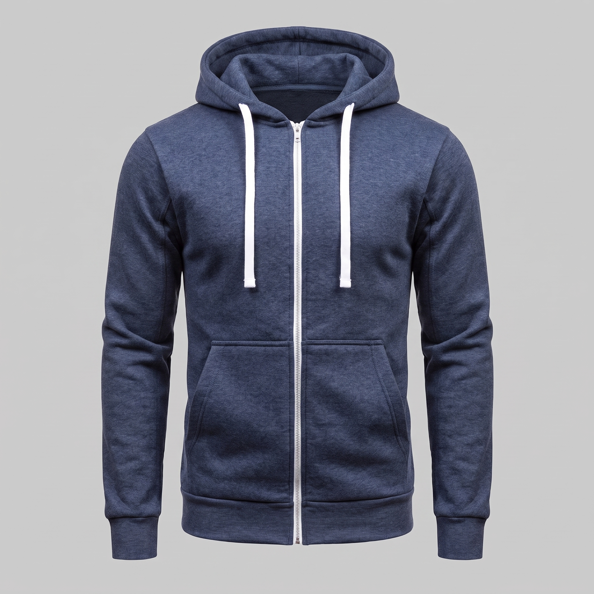 Herren Herbst-Fleece-Kapuzenweste