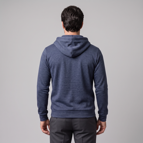 Herren Herbst-Fleece-Kapuzenweste