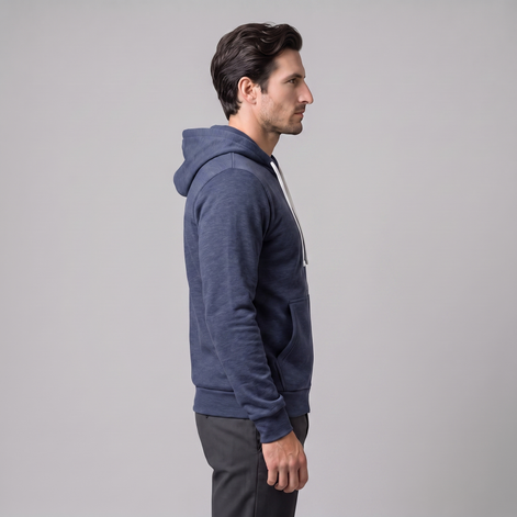Herren Herbst-Fleece-Kapuzenweste