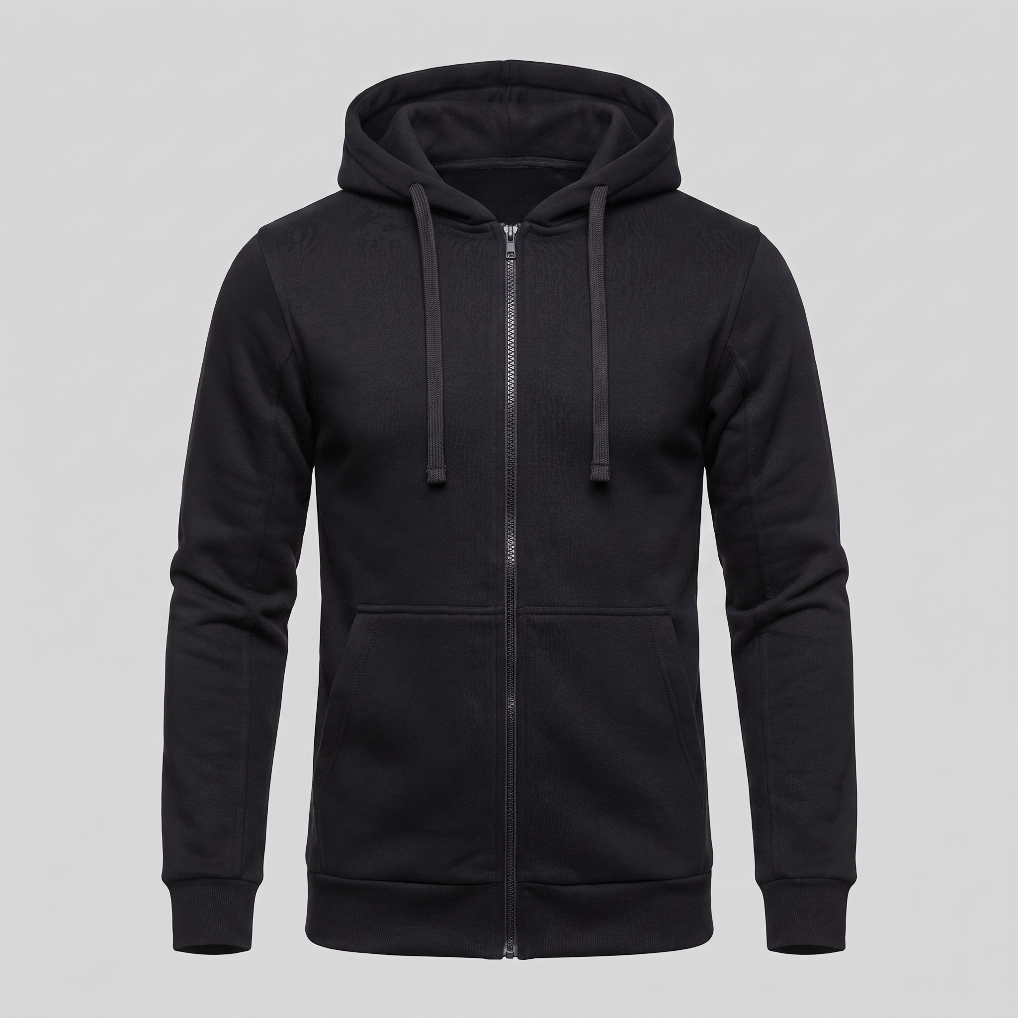 Herren Herbst-Fleece-Kapuzenweste