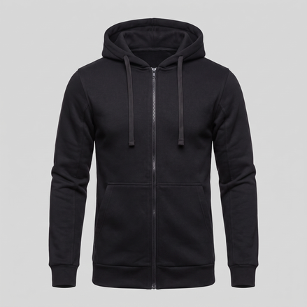 Herren Herbst-Fleece-Kapuzenweste
