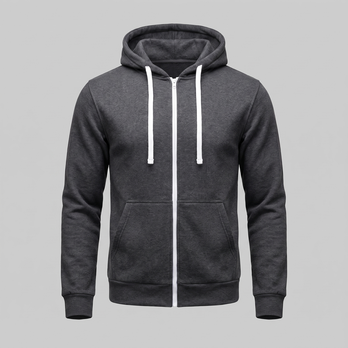 Herren Herbst-Fleece-Kapuzenweste