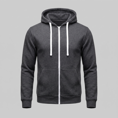 Herren Herbst-Fleece-Kapuzenweste