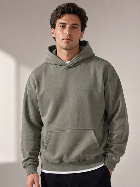 Herren Hoodie Fleece Lässiger Pullover mit Kapuze