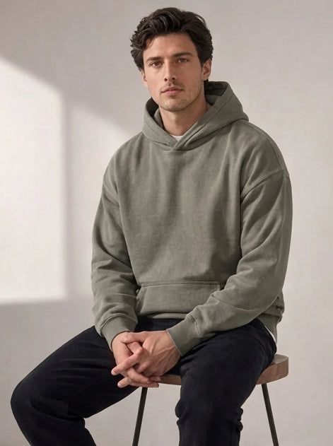 Herren Hoodie Fleece Lässiger Pullover mit Kapuze