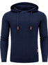Herren Hoodie mit Waffelstruktur und Tailliertem Schnitt