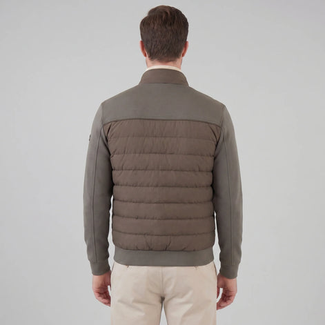 Herren Hybrid-Bomberjacke mit Gesteppter Vorderseite