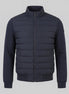 Herren Hybrid-Bomberjacke mit Gesteppter Vorderseite