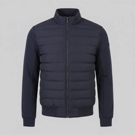 Herren Hybrid-Bomberjacke mit Gesteppter Vorderseite