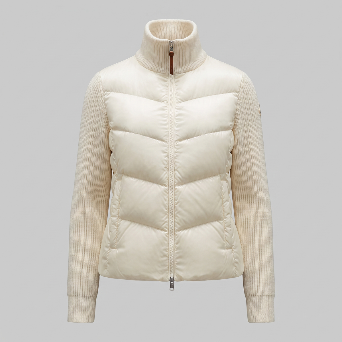 Herren Hybrid-Strickjacke mit Steppung