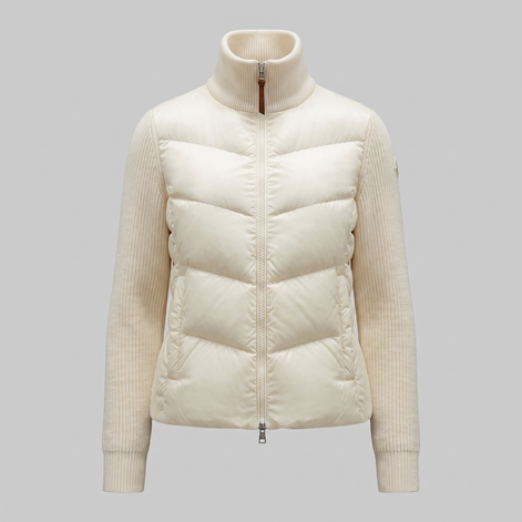 Herren Hybrid-Strickjacke mit Steppung
