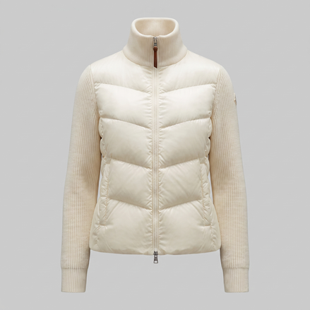 Herren Hybrid-Strickjacke mit Steppung