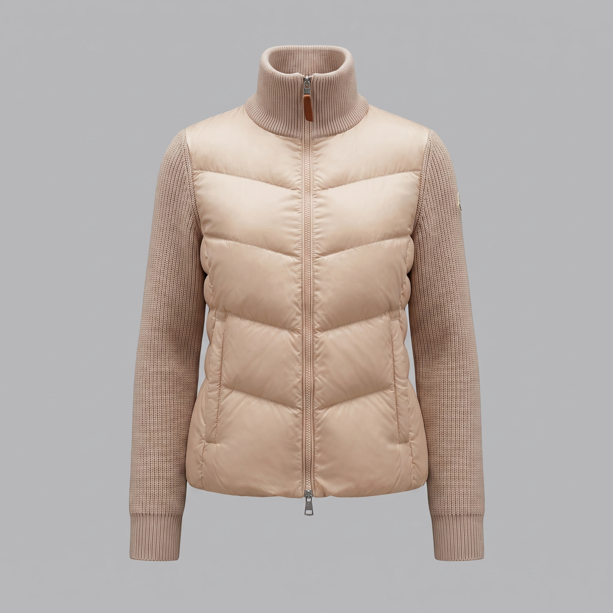 Herren Hybrid-Strickjacke mit Steppung