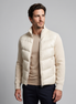 Herren Hybrid-Strickjacke mit Steppung
