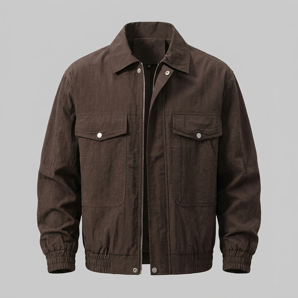 Herren Jacke mit Reverskragen und Flap-Taschen