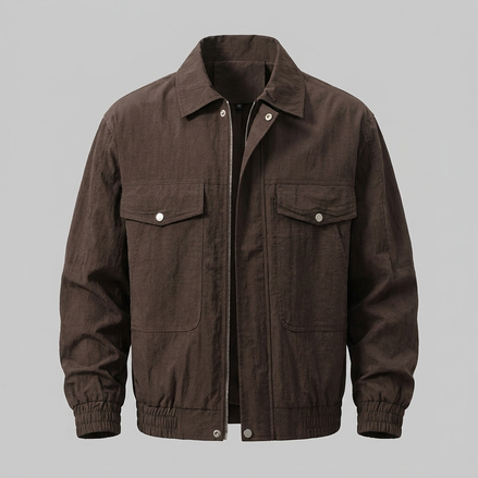 Herren Jacke mit Reverskragen und Flap-Taschen