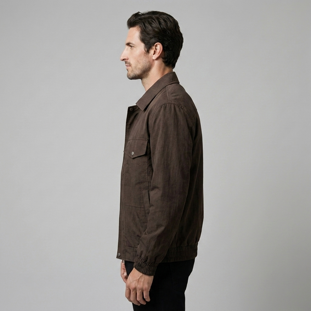 Herren Jacke mit Reverskragen und Flap-Taschen