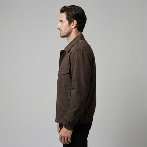 Herren Jacke mit Reverskragen und Flap-Taschen