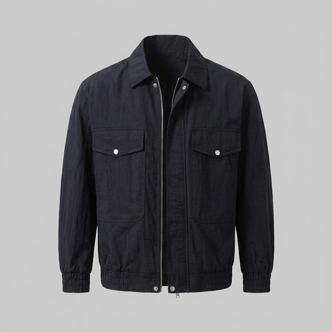 Herren Jacke mit Reverskragen und Flap-Taschen