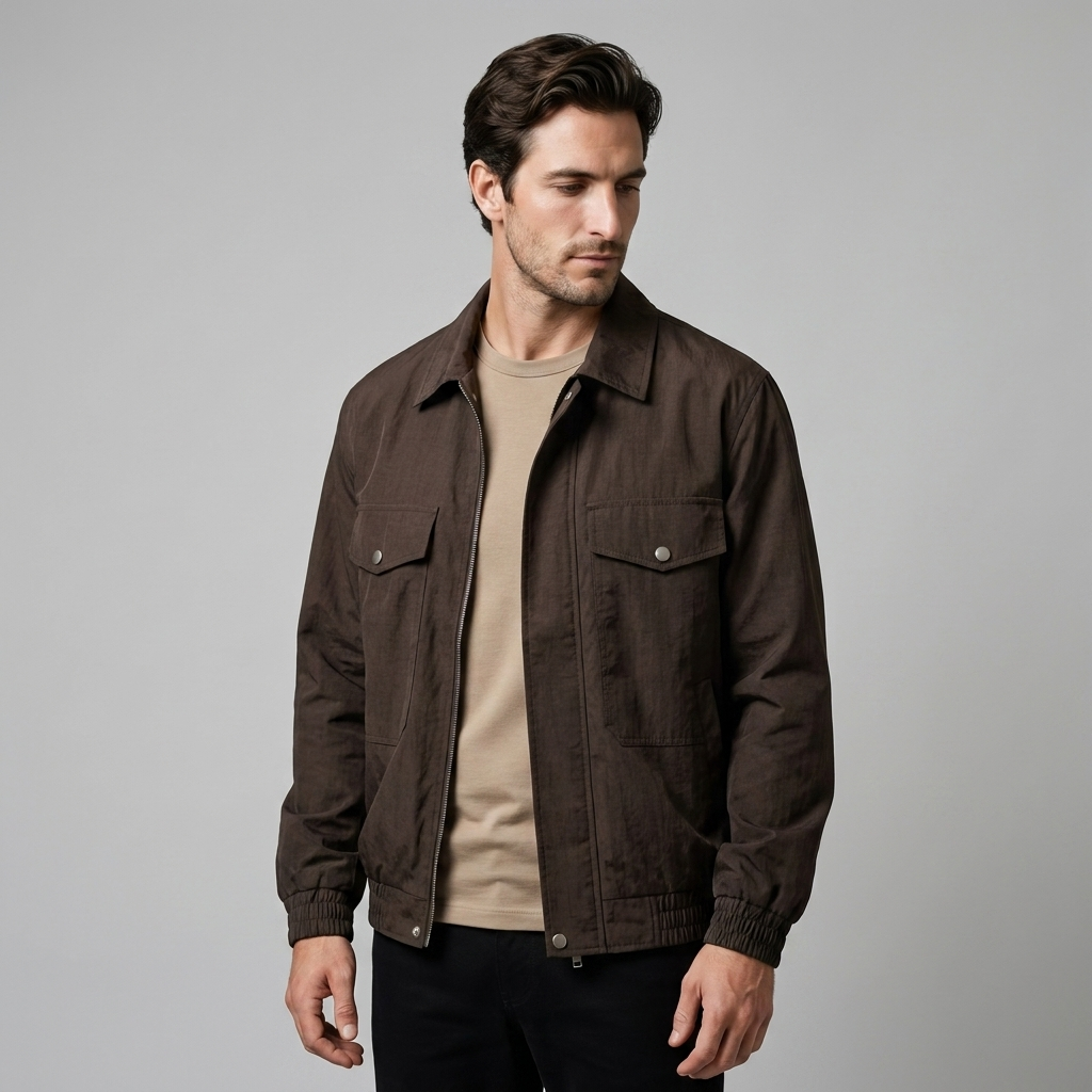 Herren Jacke mit Reverskragen und Flap-Taschen