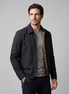 Herren Jacke mit gestepptem Innenfutter und durchgehendem Reissverschluss