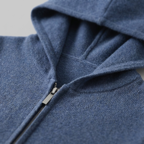 Herren Kapuzen-Strickjacke aus Wolle