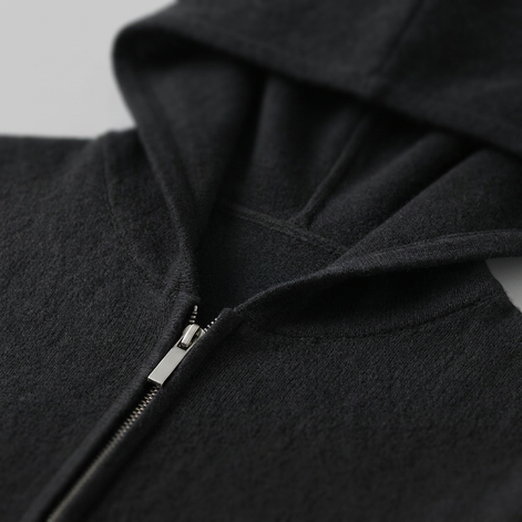 Herren Kapuzen-Strickjacke aus Wolle