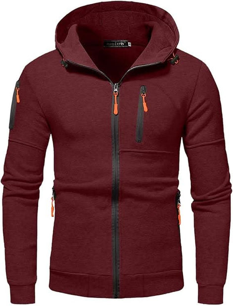 Herren Kapuzenpullover mit Fleecefutter