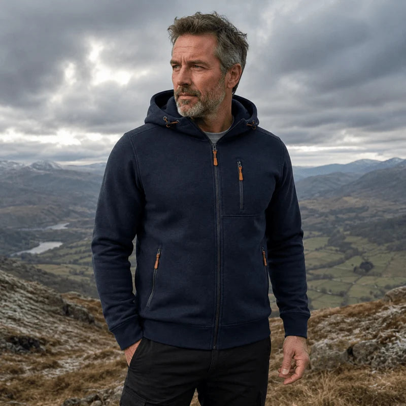 Herren Kapuzenpullover mit Fleecefutter