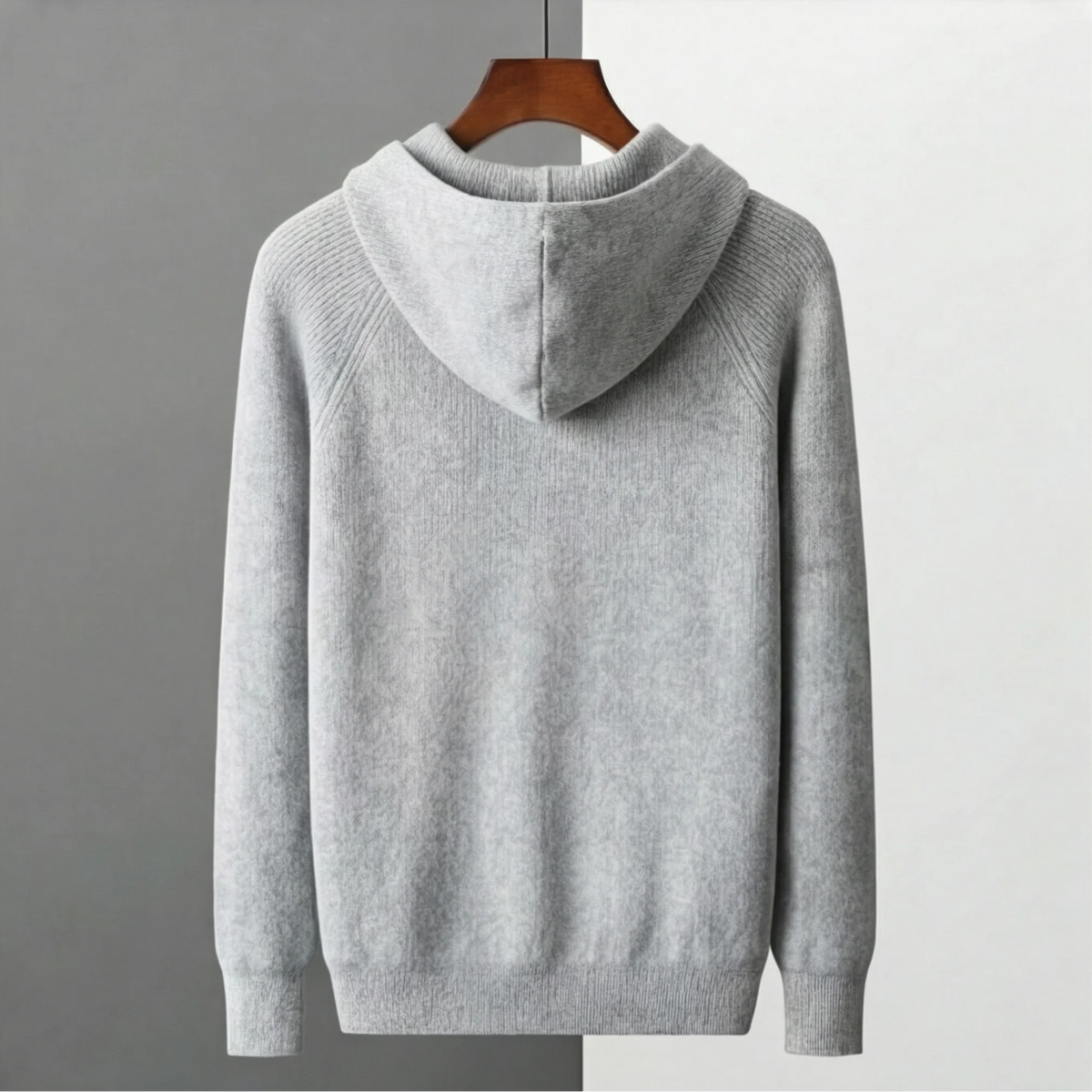 Herren Kapuzenpullover mit Reißverschluss und weichem Material