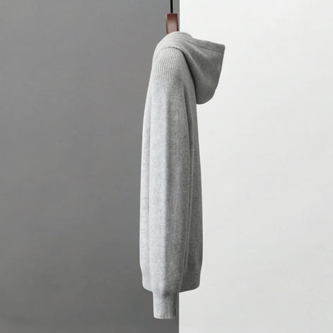 Herren Kapuzenpullover mit Reißverschluss und weichem Material